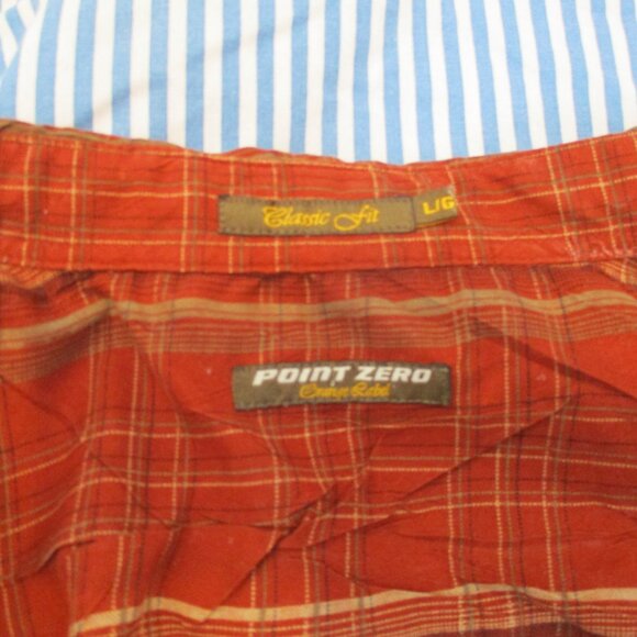 Point Zero Plaid Short Sleeve Shirt – Classic Fit - Picture 5 of 7